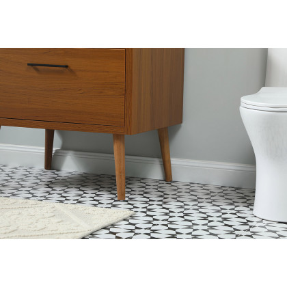 Elegant Bathroom Vanity - Teak (VF41030MTK-BS)