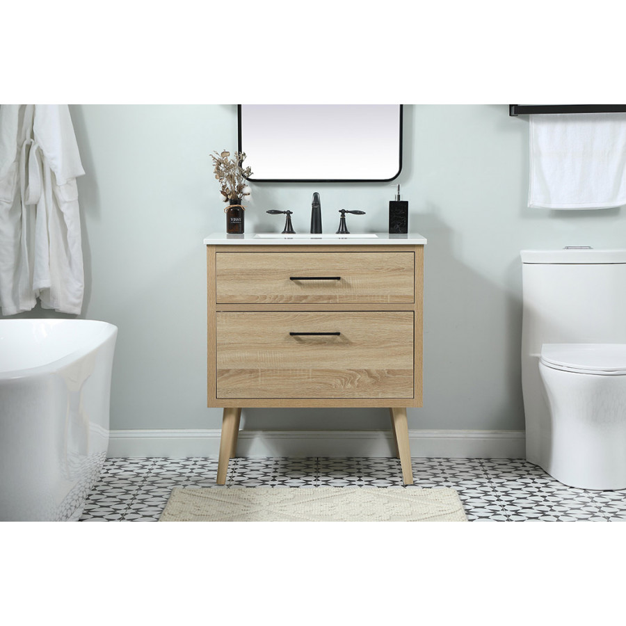 Elegant Bathroom Vanity - Mango Wood (VF41030MW)