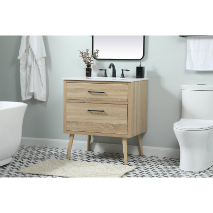 Elegant Bathroom Vanity - Mango Wood (VF41030MW)