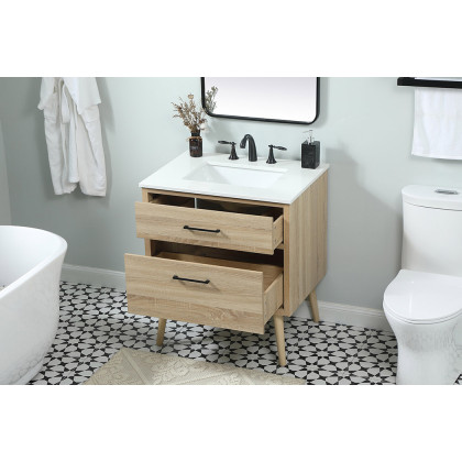 Elegant Bathroom Vanity - Mango Wood (VF41030MW)