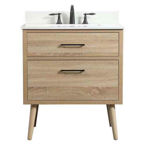 Elegant Bathroom Vanity - Mango Wood (VF41030MW-BS)