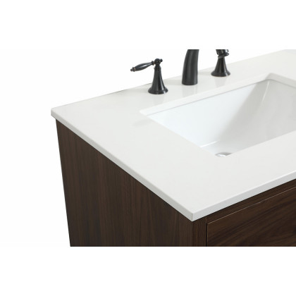 Elegant Bathroom Vanity - Walnut (VF41030MWT)