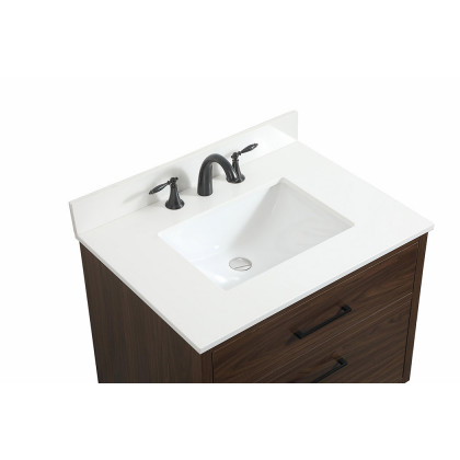 Elegant Bathroom Vanity - Walnut (VF41030MWT-BS)