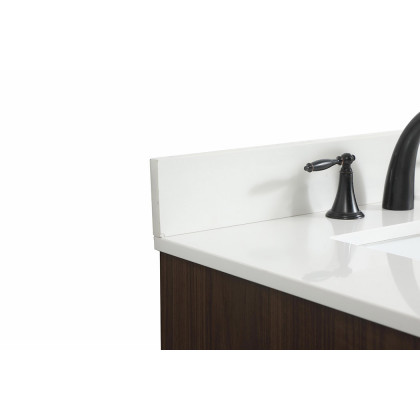 Elegant Bathroom Vanity - Walnut (VF41030MWT-BS)