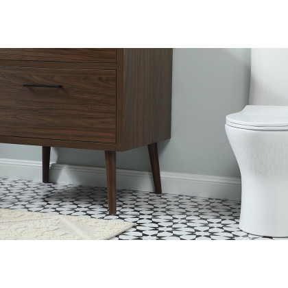 Elegant Bathroom Vanity - Walnut (VF41030MWT-BS)