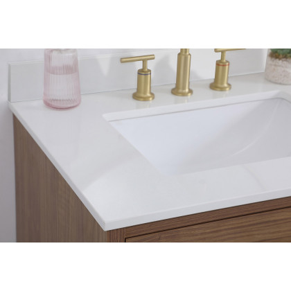 Elegant Bathroom Vanity - Walnut Brown (VF41030WB-BS)