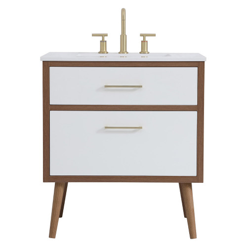 Elegant Bathroom Vanity - White (VF41030WH)
