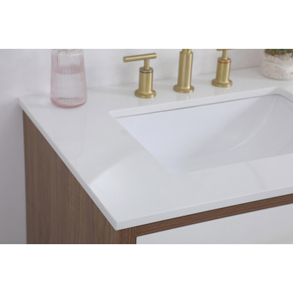Elegant Bathroom Vanity - White (VF41030WH)