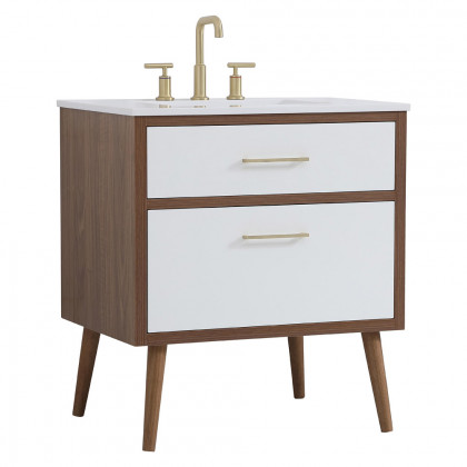 Elegant Bathroom Vanity - White (VF41030WH)