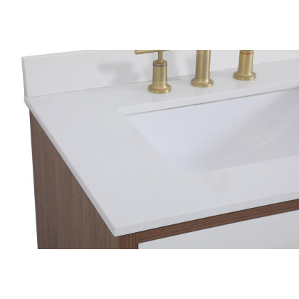 Elegant Bathroom Vanity - White (VF41030WH-BS)