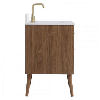 Elegant Bathroom Vanity - White (VF41030WH-BS)