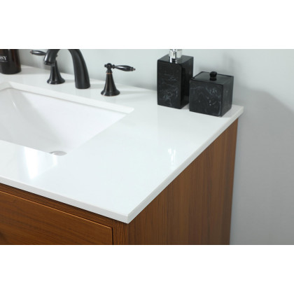 Elegant Bathroom Vanity - Teak (VF41036MTK)
