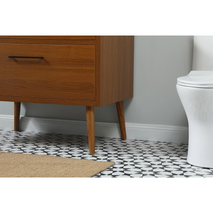 Elegant Bathroom Vanity - Teak (VF41036MTK)