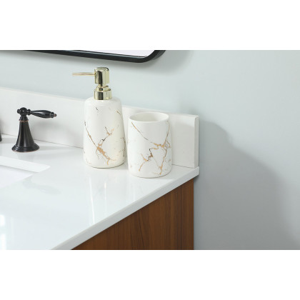 Elegant Bathroom Vanity - Teak (VF41036MTK-BS)