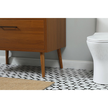 Elegant Bathroom Vanity - Teak (VF41036MTK-BS)