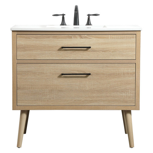 Elegant Bathroom Vanity - Mango Wood (VF41036MW)