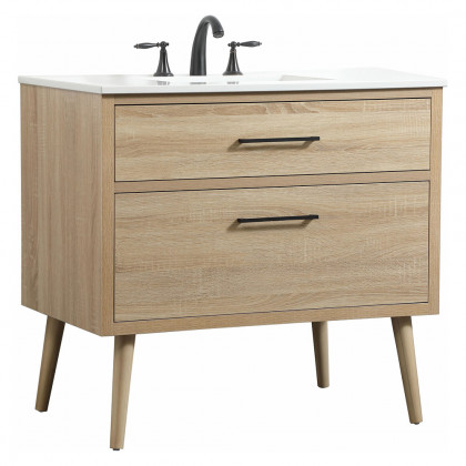 Elegant Bathroom Vanity - Mango Wood (VF41036MW)