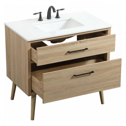 Elegant Bathroom Vanity - Mango Wood (VF41036MW)