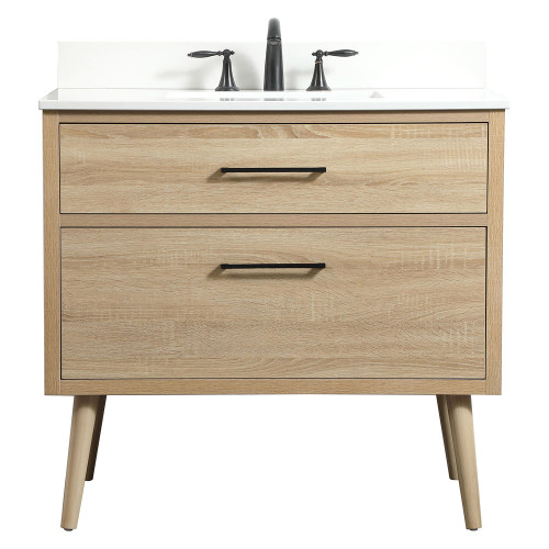 Elegant Bathroom Vanity - Mango Wood (VF41036MW-BS)