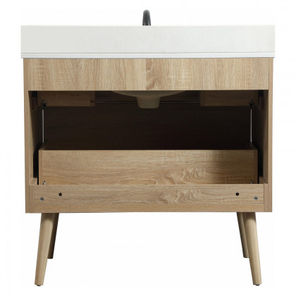 Elegant Bathroom Vanity - Mango Wood (VF41036MW-BS)