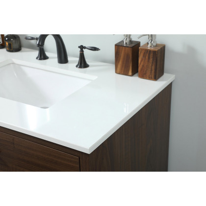 Elegant Bathroom Vanity - Walnut (VF41036MWT)