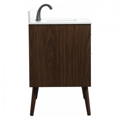 Elegant Bathroom Vanity - Walnut (VF41036MWT-BS)