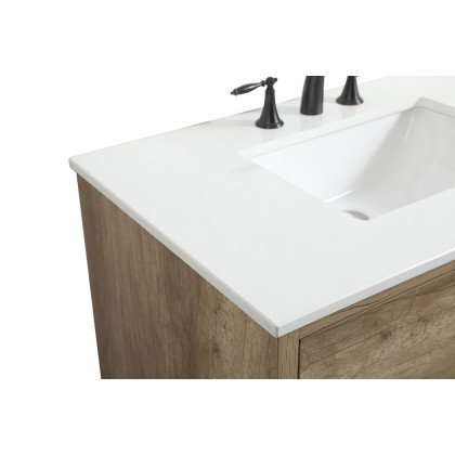 Elegant Bathroom Vanity - Natural Oak (VF41036NT)