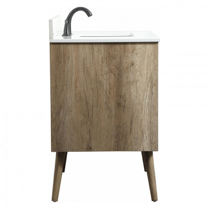 Elegant Bathroom Vanity - Natural Oak (VF41036NT-BS)
