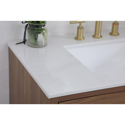Elegant Bathroom Vanity - Walnut Brown (VF41036WB)