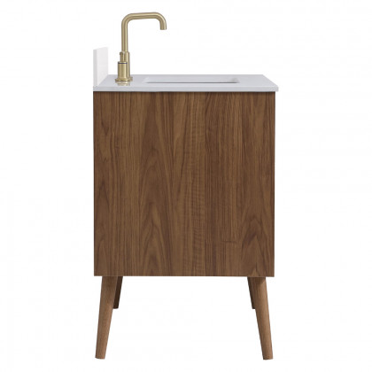 Elegant Bathroom Vanity - Walnut Brown (VF41036WB-BS)