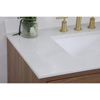 Elegant Bathroom Vanity - Walnut Brown (VF41036WB-BS)