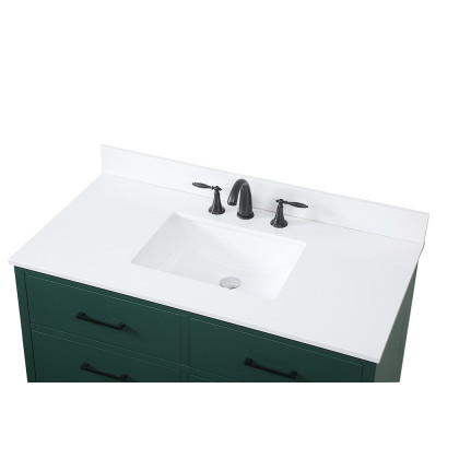 Elegant Bathroom Vanity - Green (VF41042MGN-BS)