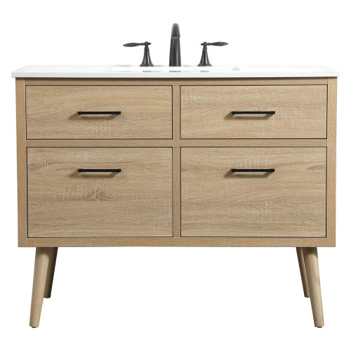Elegant Bathroom Vanity - Mango Wood (VF41042MW)