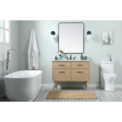 Elegant Bathroom Vanity - Mango Wood (VF41042MW-BS)
