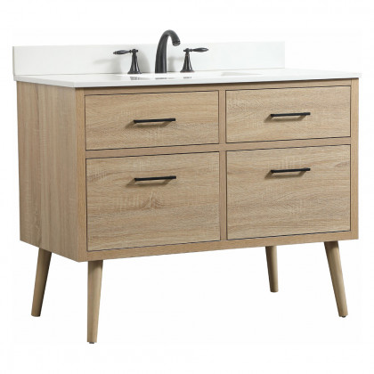 Elegant Bathroom Vanity - Mango Wood (VF41042MW-BS)
