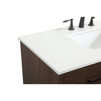 Elegant Bathroom Vanity - Walnut (VF41042MWT)