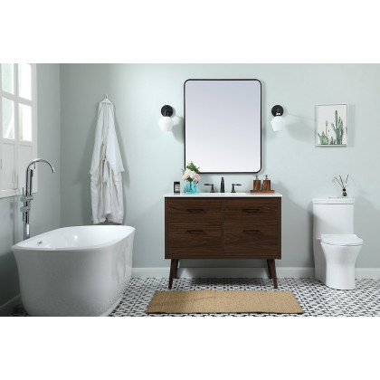 Elegant Bathroom Vanity - Walnut (VF41042MWT)