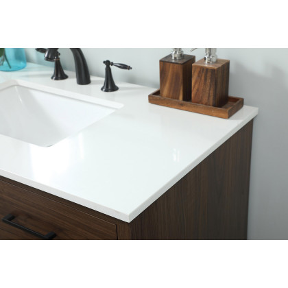 Elegant Bathroom Vanity - Walnut (VF41042MWT)