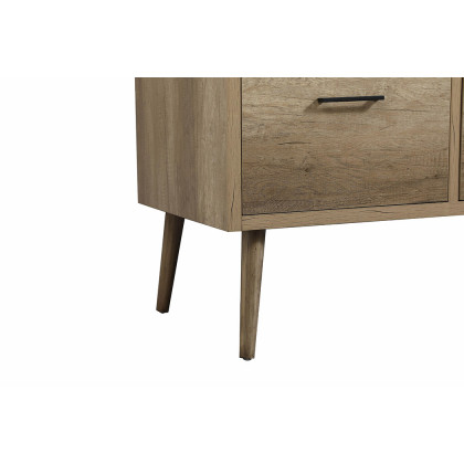 Elegant Bathroom Vanity - Natural Oak (VF41042NT-BS)