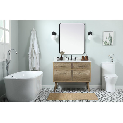 Elegant Bathroom Vanity - Natural Oak (VF41042NT-BS)