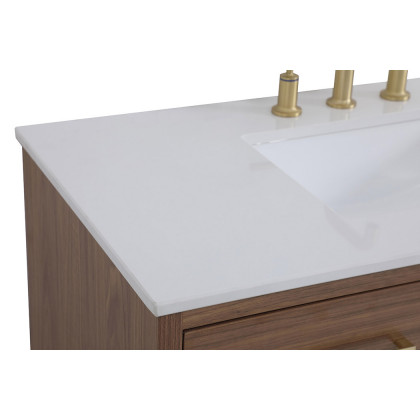 Elegant Bathroom Vanity - Walnut Brown (VF41042WB)