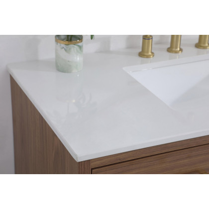 Elegant Bathroom Vanity - Walnut Brown (VF41042WB)