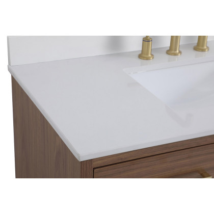 Elegant Bathroom Vanity - Walnut Brown (VF41042WB-BS)
