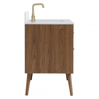 Elegant Bathroom Vanity - Walnut Brown (VF41042WB-BS)