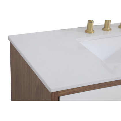 Elegant Bathroom Vanity - White (VF41042WH)