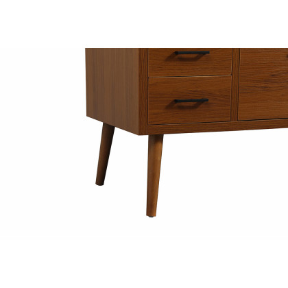 Elegant Bathroom Vanity - Teak (VF41048MTK-BS)