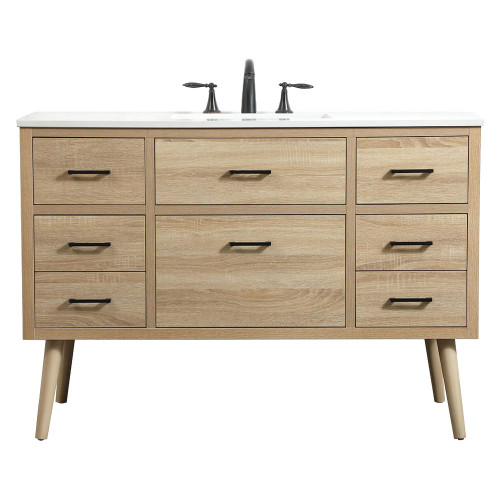 Elegant Bathroom Vanity - Mango Wood (VF41048MW)