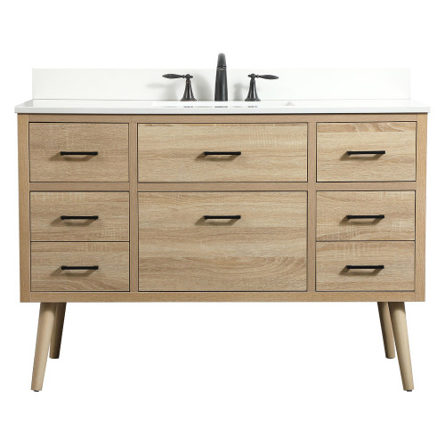 Elegant Bathroom Vanity - Mango Wood (VF41048MW-BS)