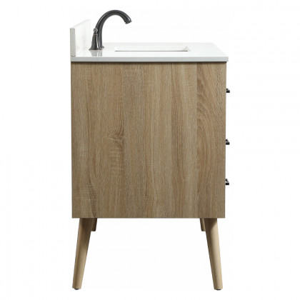 Elegant Bathroom Vanity - Mango Wood (VF41048MW-BS)