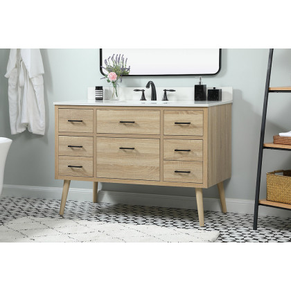 Elegant Bathroom Vanity - Mango Wood (VF41048MW-BS)